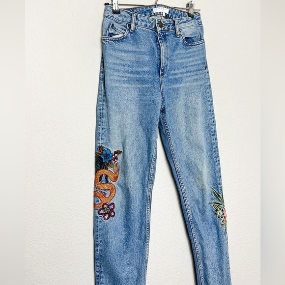 Sandro Paris Embroidered Jeans - Picture 4 of 11